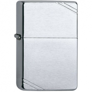 Zippo vintage chroom brush finish